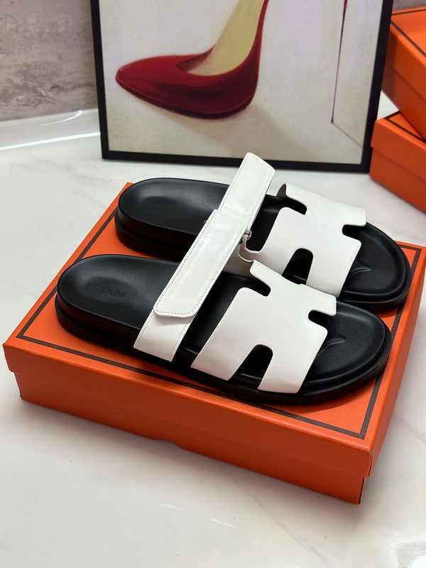 MJHS1 Unisex Leather Slippers