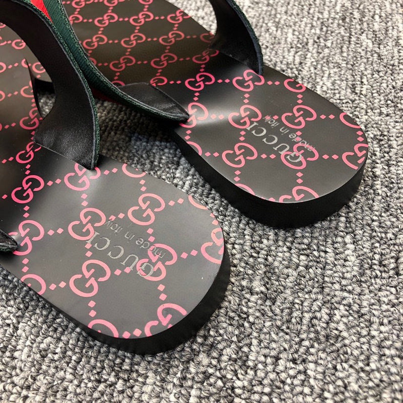 YGS011 Unisex Leather Slippers