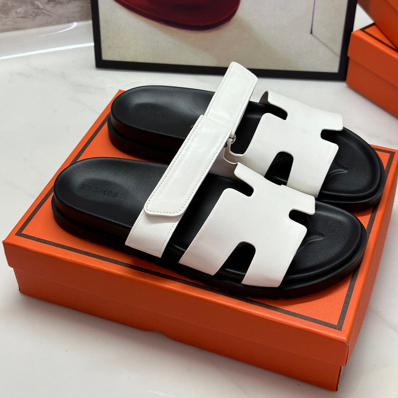 MJHS1 Unisex Leather Slippers