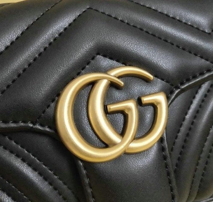 Gucci GG Marmont Matelassé Mini Bag - Black
