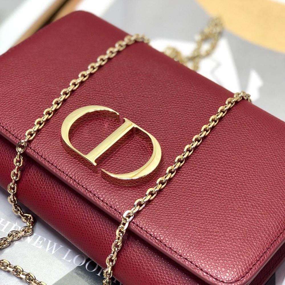 Dior 30 Montaigne Pouch - Red