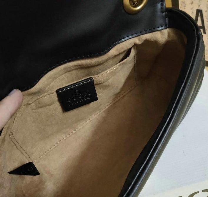 Gucci GG Marmont Matelassé Mini Bag - Black