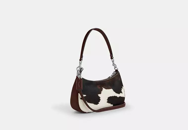 Teri Shoulder Bag with Cow Print