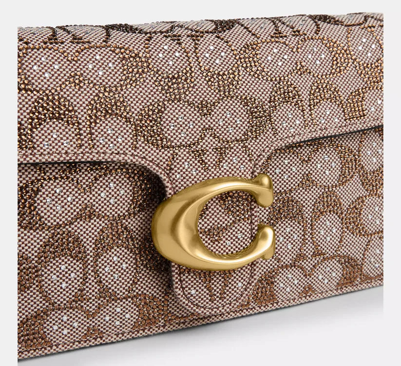 Coach Tabby Shoulder Bag 26 - Crystal Signature Jacquard