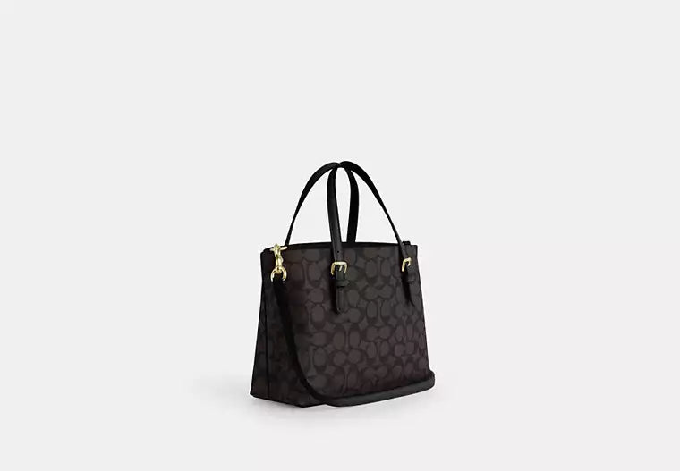 Coach Signature Mollie Tote Bag 25 - Signature Walnut