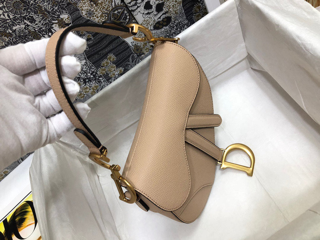Dior Saddle Small Nude Color Saddle Bag
