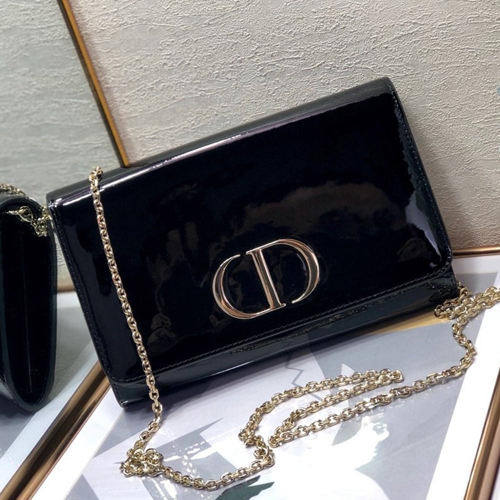 Dior 30 Montaigne Pouch - Black