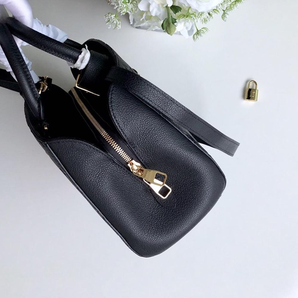 LV Montaigne MM Black Handbag