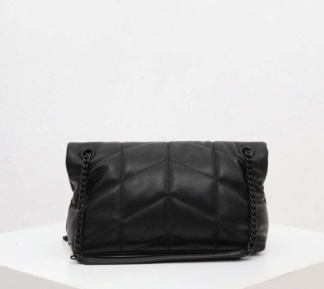 Saint Laurent Loulou Shoulder Bag - Black