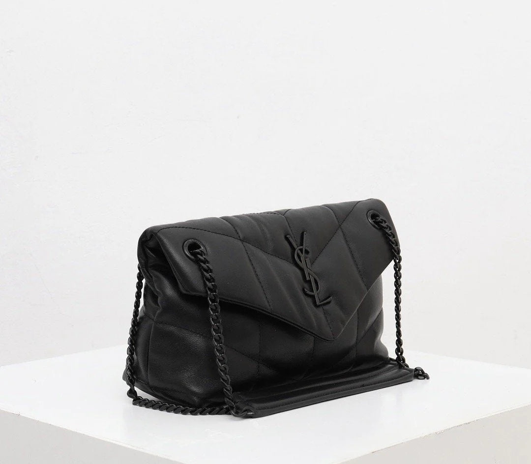 Saint Laurent Loulou Shoulder Bag - Black