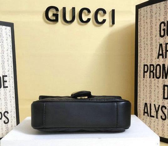 Gucci GG Marmont Matelassé Mini Bag - Black