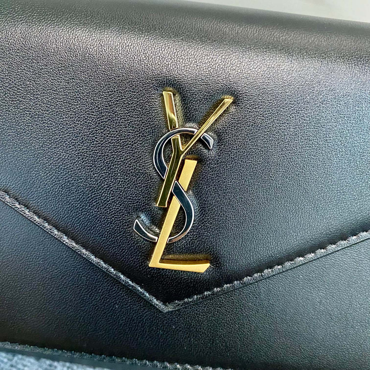 YSL Cassandra Shoulder Black Bag