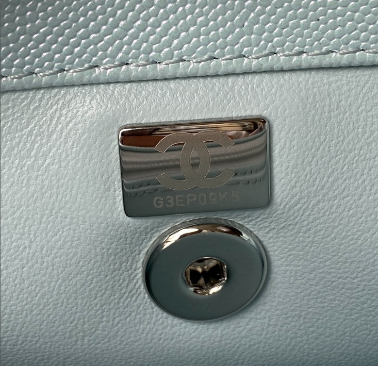 Chanel Coco Handle Bag 92990 23cm - Blue