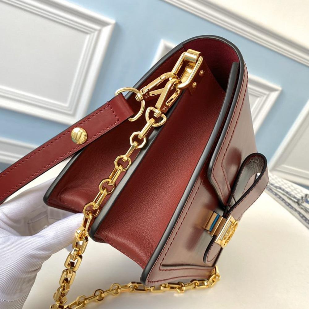 LV Dauphine MM Cherry Red Handbag