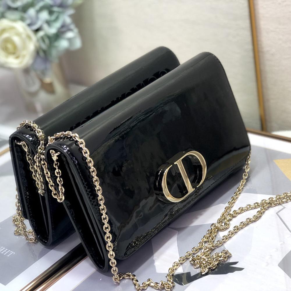 Dior 30 Montaigne Pouch - Black