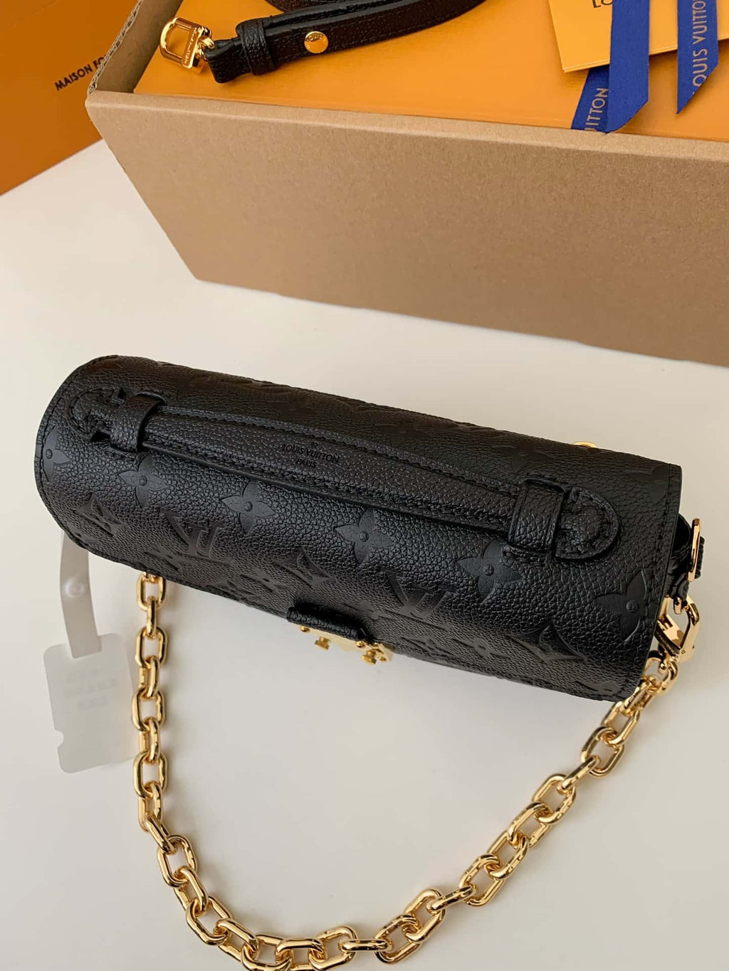 Louis Vuitton Monogram Empreinte Handbag - Black