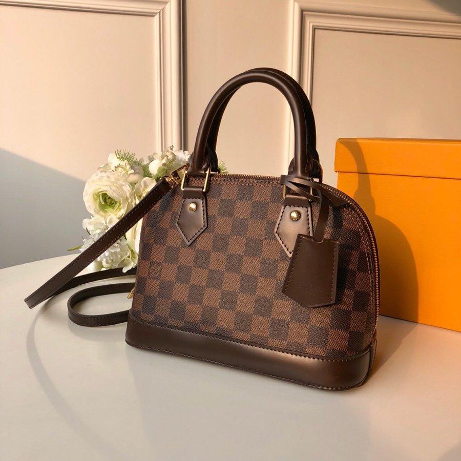 Louis Vuitton Alma BB Damier Ebene Handbag