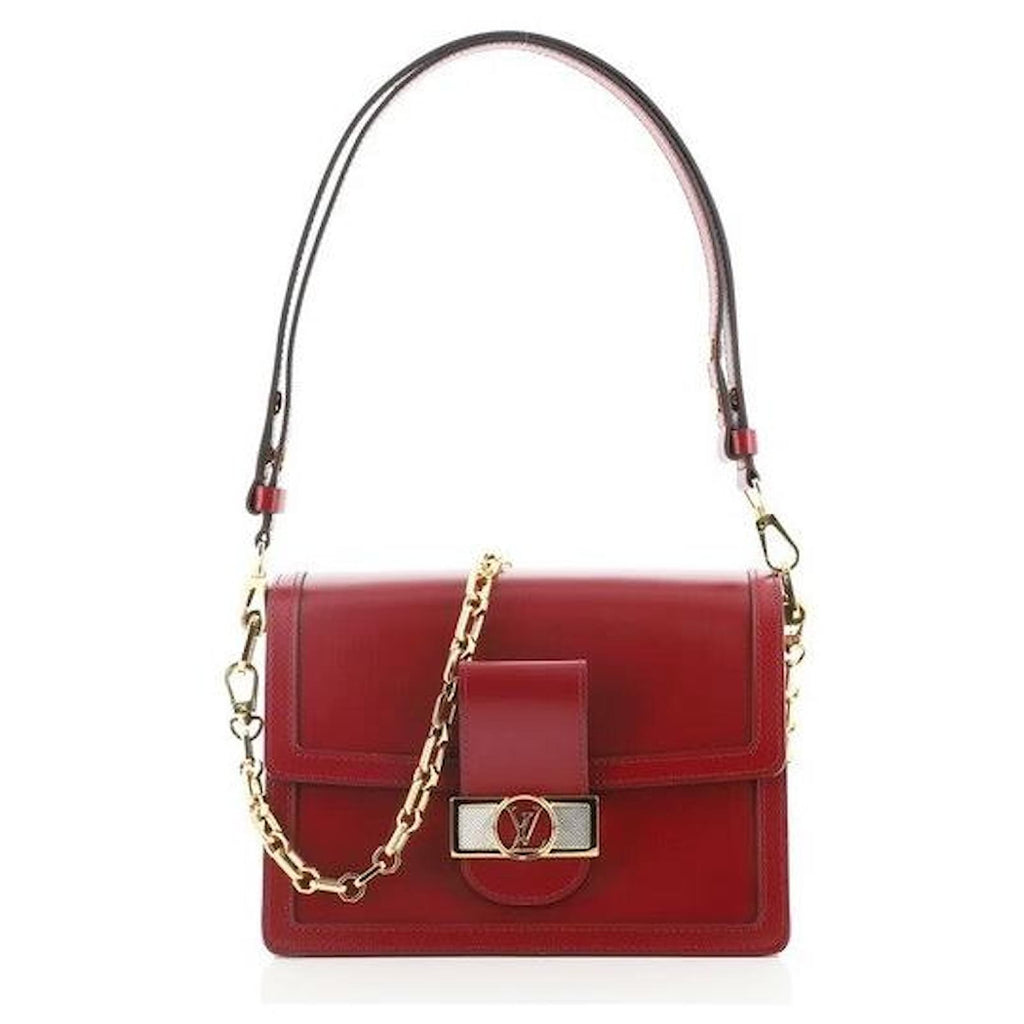 LV Dauphine MM Cherry Red Handbag