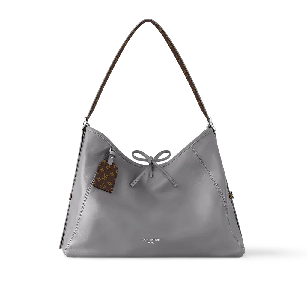 Louis Vuitton Carryall Vibe MM Gray Shoulder Bag