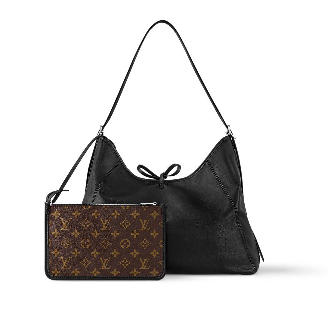 Louis Vuitton Carryall Vibe MM Black Handbag