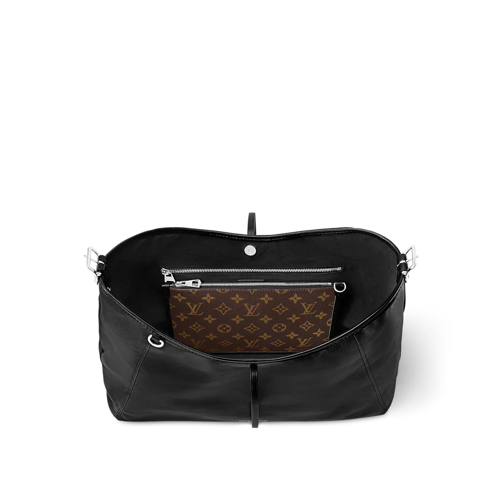 Louis Vuitton Carryall Vibe MM Black Handbag