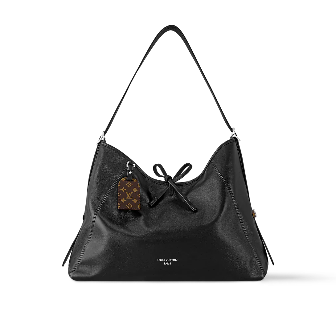 Louis Vuitton Carryall Vibe MM Black Handbag