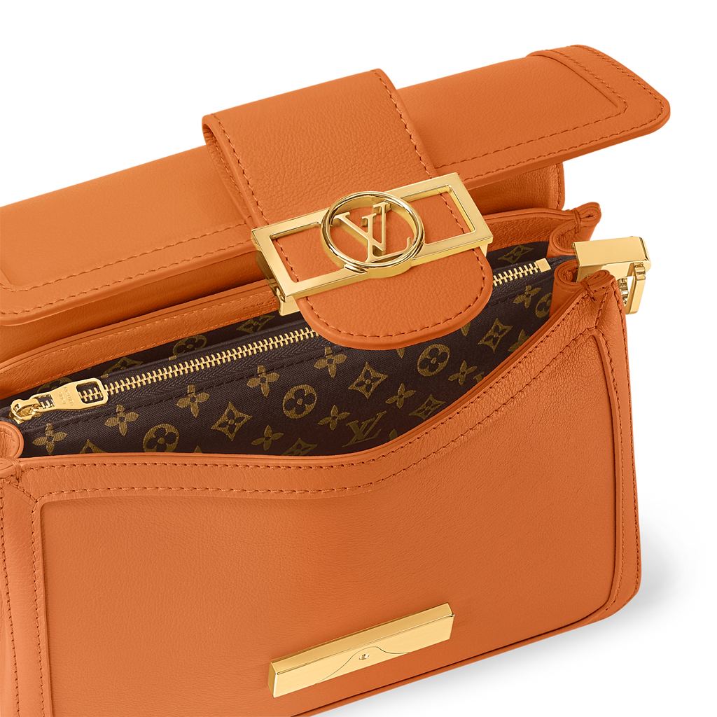 Louis Vuitton Dauphine Soft MM Apricot Handbag