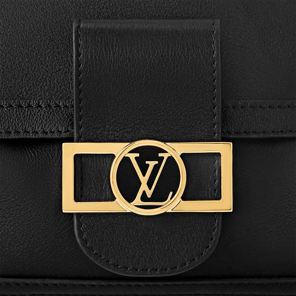 Louis Vuitton Dauphine Soft MM Black Handbag