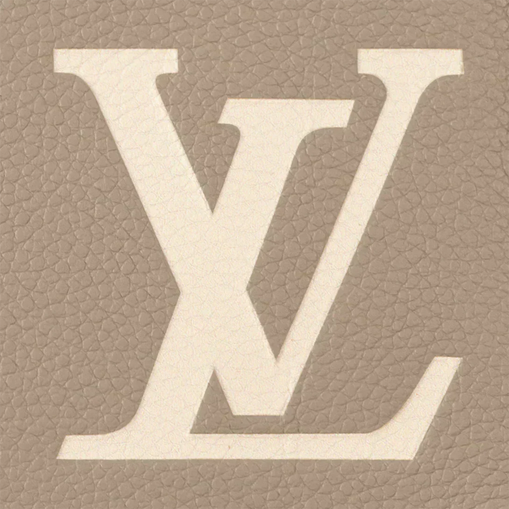 Louis Vuitton Diane Monogram Empreinte Tourterelle Beige Cream Satchel Bag