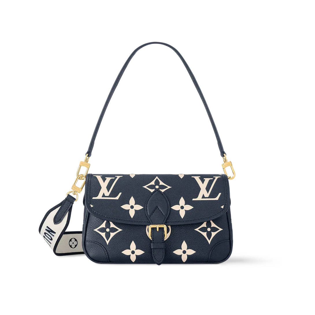 Louis Vuitton Diane Monogram Empreinte Satchel Bag