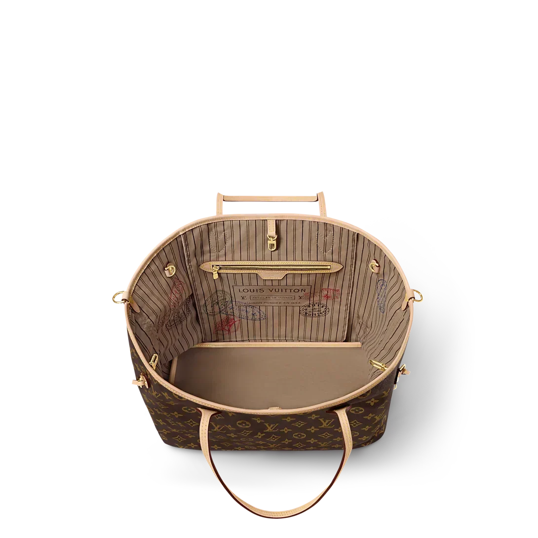 Louis Vuitton Neverfull Bandoulière Inside Out GM Handbag