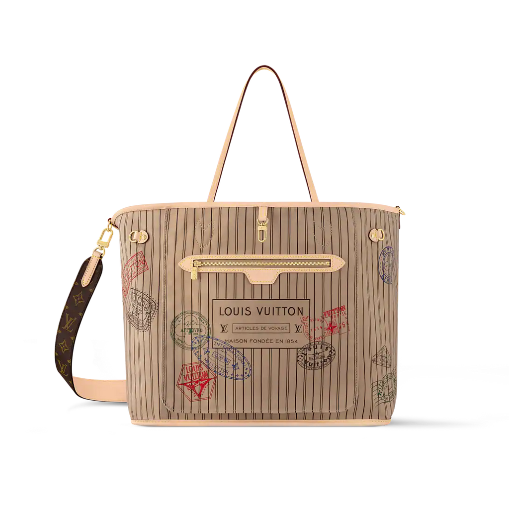 Louis Vuitton Neverfull Bandoulière Inside Out GM Handbag