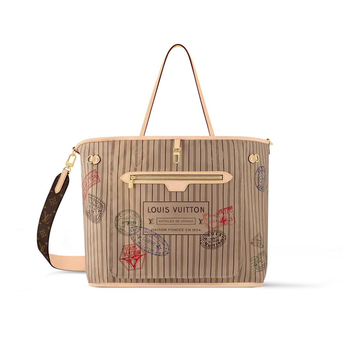 Louis Vuitton Neverfull Bandoulière Inside Out GM Handbag