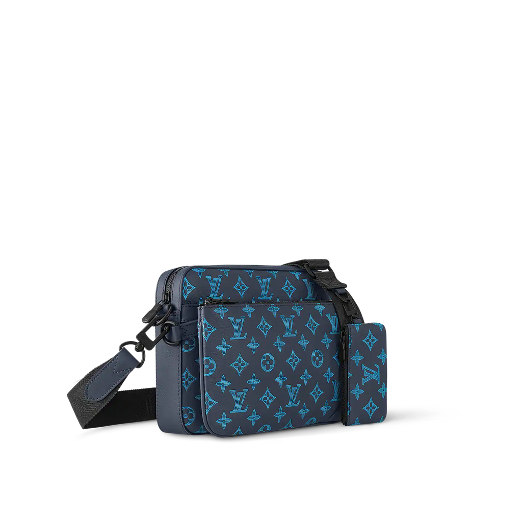 Louis Vuitton Trio Messenger Bag - Navy River Blue