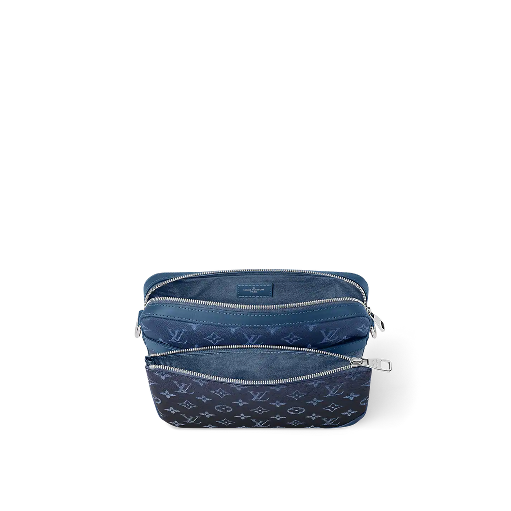 Trio Messenger Bag - Navy Blue