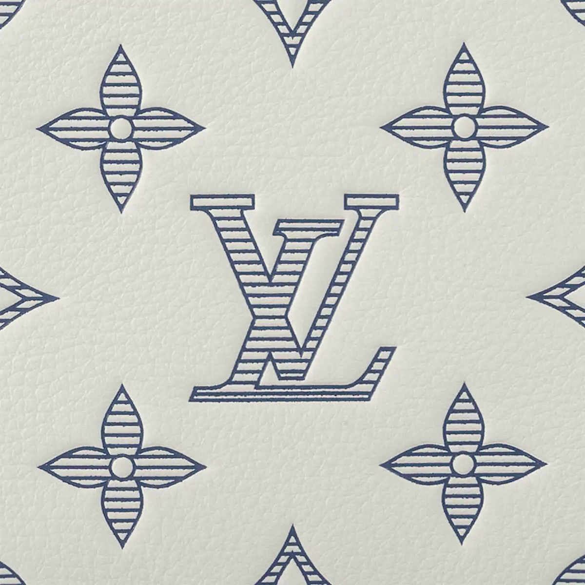 Louis Vuitton Trio Messenger Bag - White & Navy Blue