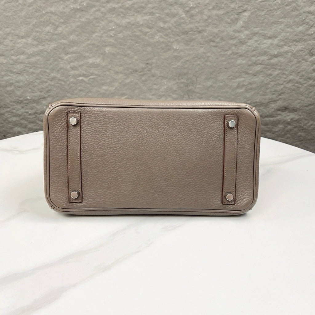 Hermes Birkin 30 Togo Leather Handbag - 8F Etain